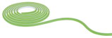 Green flexible LED light strip for decorative indoor lighting and accent illumination
