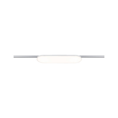 Schlanke LED-Deckenleuchte in Weiß mit Aluminiumstange, moderne Innenbeleuchtung für Wohnräume