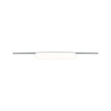 Schlanke LED-Deckenleuchte in Weiß mit Aluminiumstange, moderne Innenbeleuchtung für Wohnräume