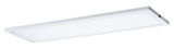 Plat rechthoekig wit LED-paneel met aluminium frame voor moderne verlichting