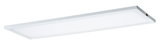Flat white LED ceiling light with rectangular design for modern indoor lighting
