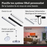 Guide étape par étape pour système URail avec rails en aluminium et éclairage LED dans cuisine moderne