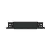 Black metal LED wall light with modern design for indoor lighting solutions