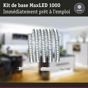 Kit de base MaxLED 1000 avec bandes LED blanches et alimentation pour éclairage daylight