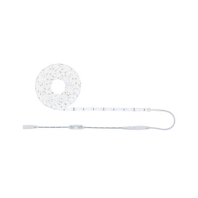 Witte LED-strip met bedieningskabel, flexibele band voor binnenhuisdecoratieverlichting