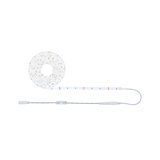 Weiße LED-Lichtleiste mit Steuerungskabel für flexible Beleuchtungslösungen im Innenbereich