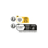 Instructions françaises pour le recyclage des appareils avec icônes pour dépôt en magasin ou déchèterie.