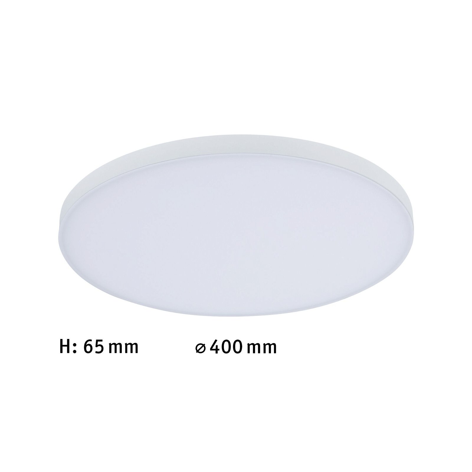 LED Panel Smart Home Zigbee Velora rund 400mm 22W 2200lm Tunable White Weiß dimmbar