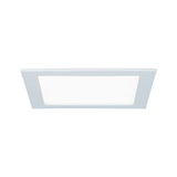 Rektangulært hvidt LED-loftlys med mat plastikramme til moderne indendørs belysning