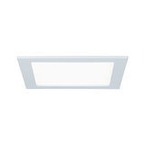 Rechteckige weiße LED-Deckenleuchte mit mattem Rahmen aus Kunststoff für moderne Innenräume