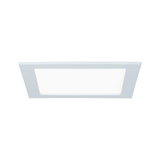 Rechteckige weiße LED-Deckenleuchte mit mattem Rahmen aus Kunststoff für moderne Innenräume