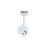 Weißer LED-Spot aus Metall für Schienensysteme, dimmbar, moderner Strahler für Akzentbeleuchtung