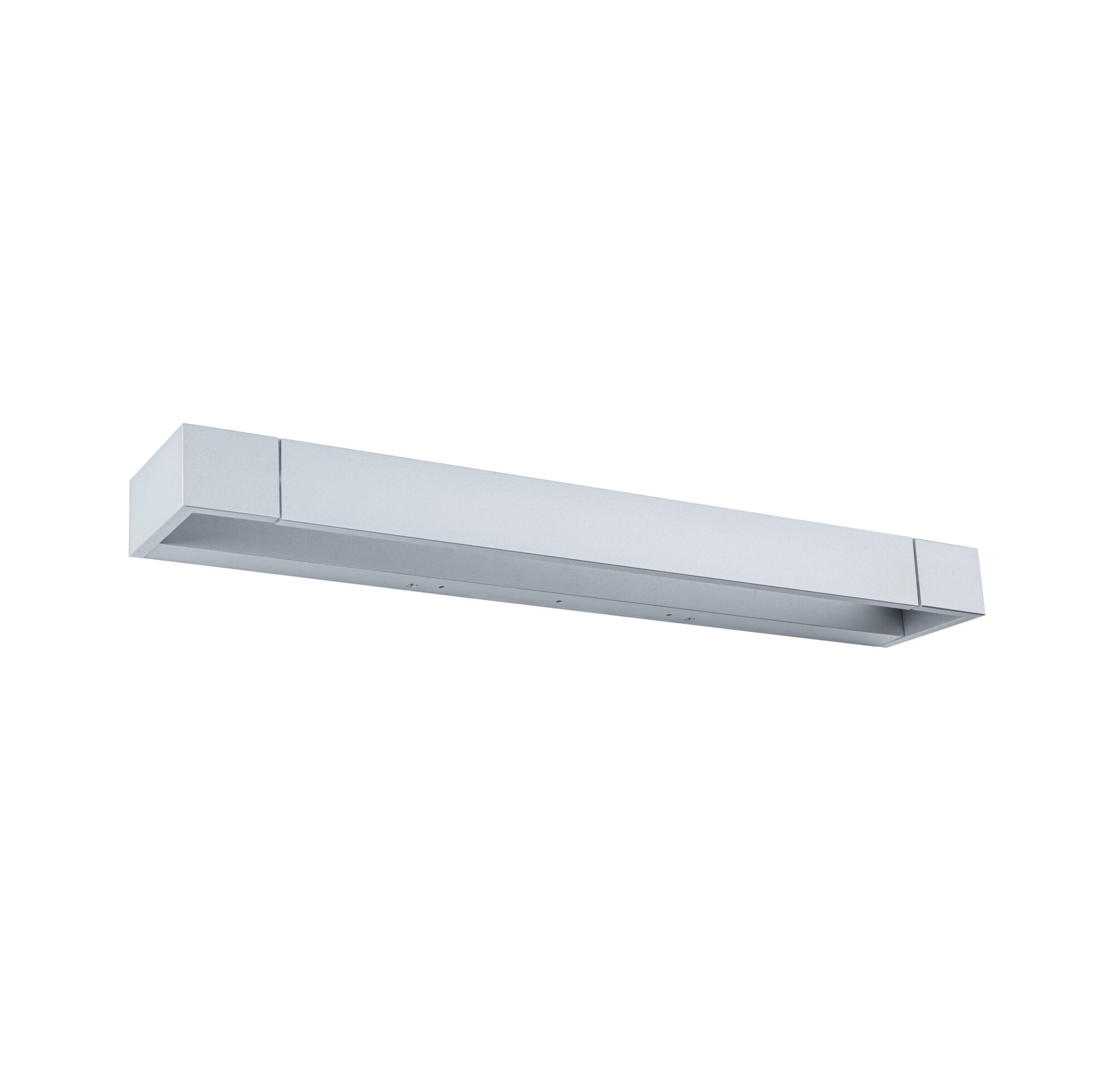 Moderner LED-Wandleuchter aus silbernem Aluminium für energiesparende Raumbeleuchtung