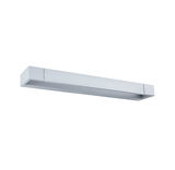 Moderner LED-Wandleuchter aus silbernem Aluminium für energiesparende Raumbeleuchtung