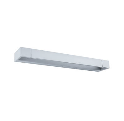 Moderner LED-Wandleuchter aus silbernem Aluminium für energiesparende Raumbeleuchtung