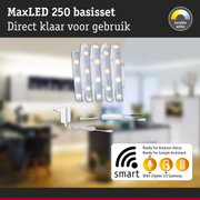 MaxLED 250 basisset met instelbaar wit licht, dimbaar, inclusief voeding en Zigbee 3.0 gateway