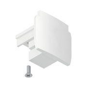 Adaptateur en plastique blanc avec vis pour systèmes de rails, accessoire pour éclairage LED