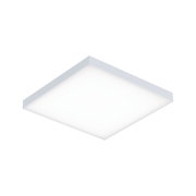 Quadratische LED-Deckenleuchte in Weiß mit Aluminiumrahmen für modernes Raumlicht