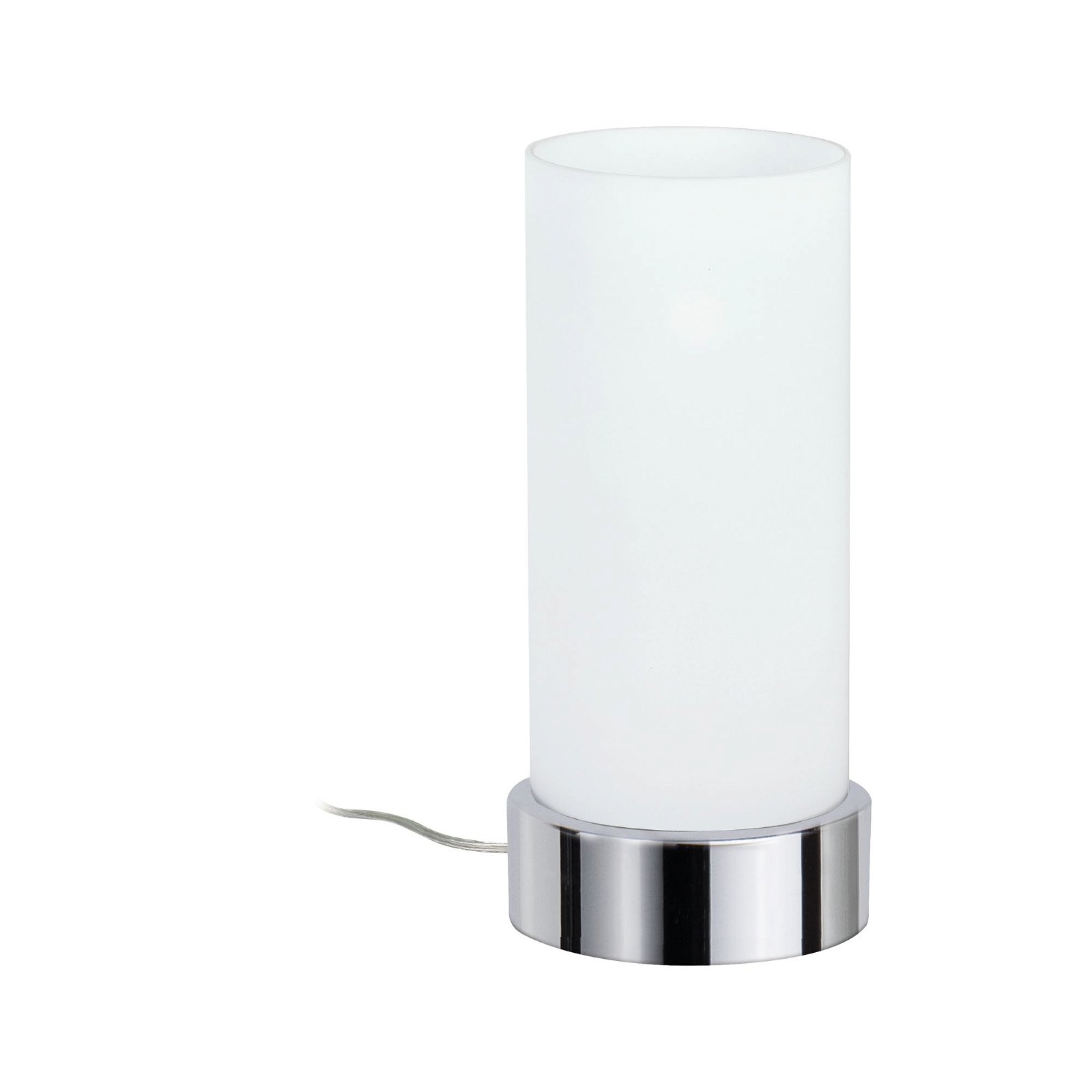 LED-tafellamp Pinja E14 max. 40W Chroom/Opaal