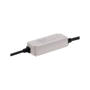 Alimentation LED blanche avec câble noir pour solutions d'éclairage économes en énergie