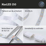 MaxLED 250 LED-strip met plakband, 30 LEDs per meter, knipbaar en eenvoudig te verbinden voor flexibele verlichting