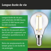 Ampoule LED avec durée de vie de 50 000 heures, éclairage durable et économique en énergie