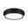 LED Ceiling luminaire 3-Step-Dim Malik 2700K 850lm 230V 13,5W dimmable Black matt Round ceiling light in black metal with white diffuser for modern interior lighting