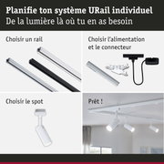 Guide étape par étape pour système de rail URail avec rails aluminium et spots blancs