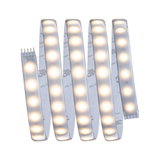 Flexible LED strip light with warm white glow and 3M adhesive tape for easy installation and home lighting