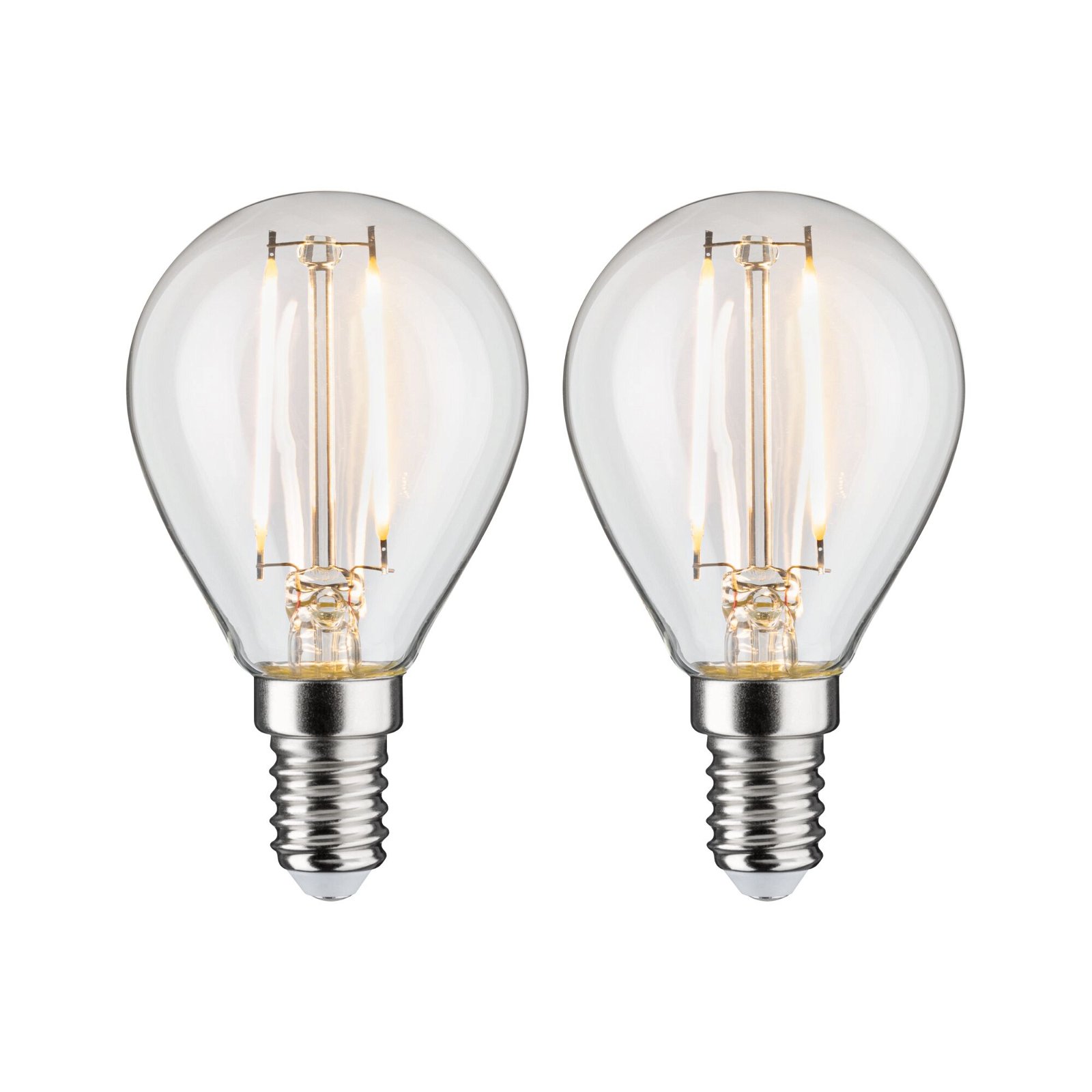 Filament 230 V LED-kogellamp E14 2x250lm 2x2,7W 2700K Helder