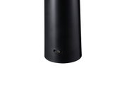 Black cylindrical device with USB-C port made of matte plastic for modern electronic use