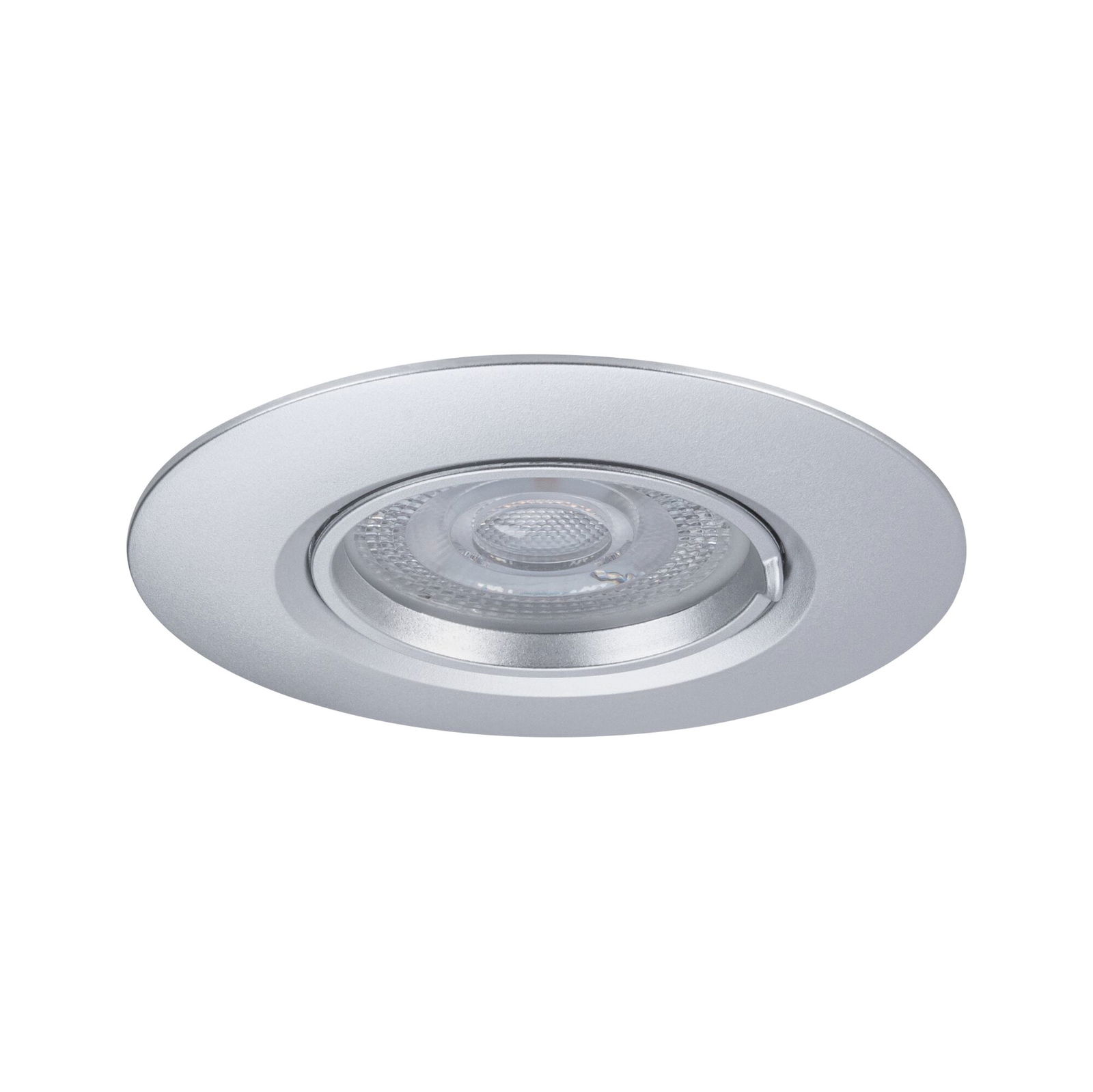 Recessed luminaire 10 pack Rigid round 90mm GU10 max. 10x10W 230V dimmable Chrome matt