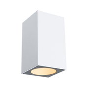 Moderne witte aluminium plafondspot met warm wit LED-licht voor woonruimtes