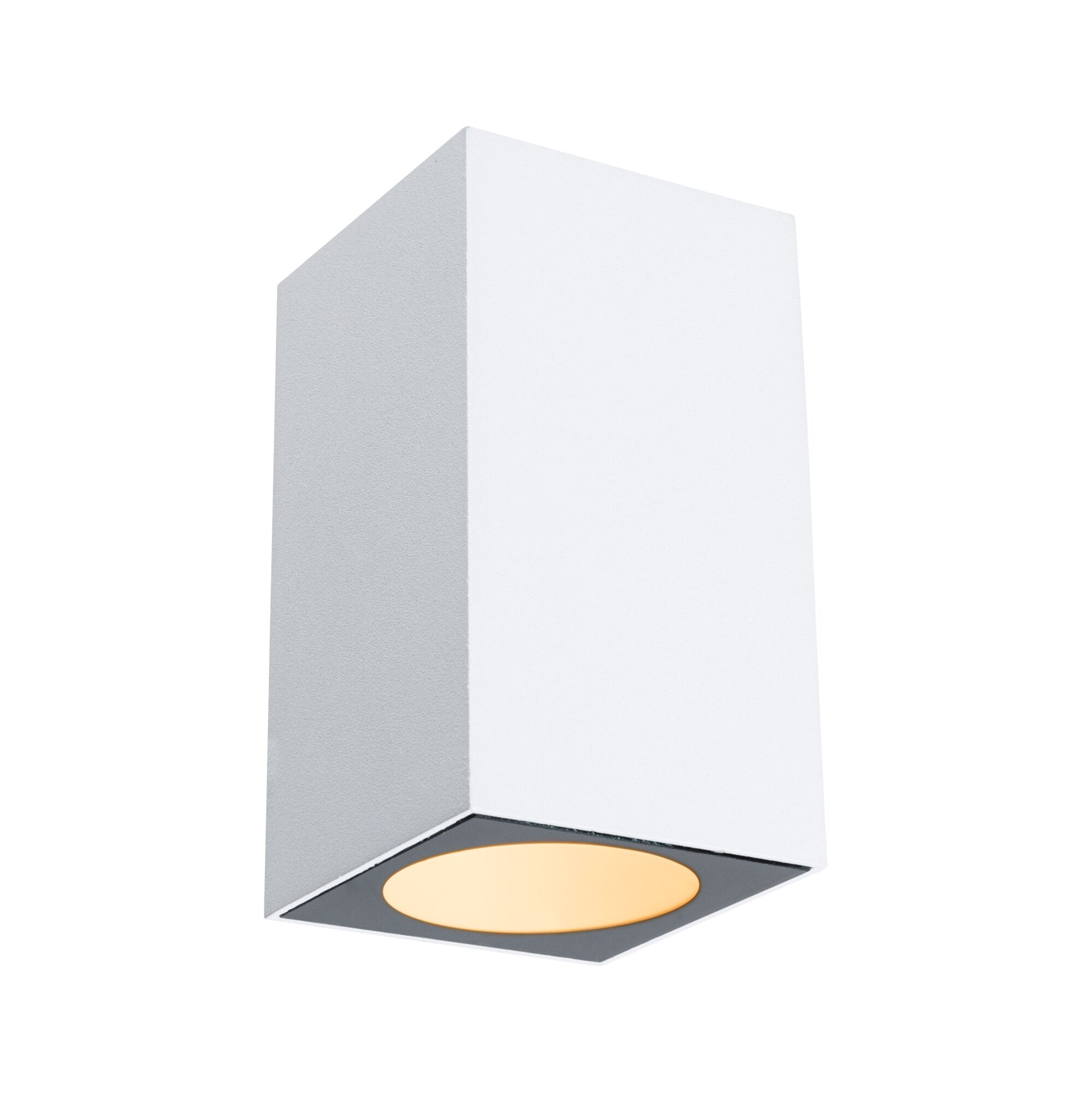 Moderne witte aluminium plafondspot met warm wit LED-licht voor woonruimtes