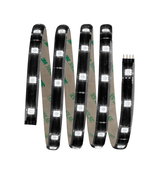 Bande LED flexible avec LEDs blanches et dos adhésif pour un éclairage polyvalent.