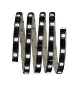 Bande LED flexible avec LEDs blanches et dos adhésif pour un éclairage polyvalent.