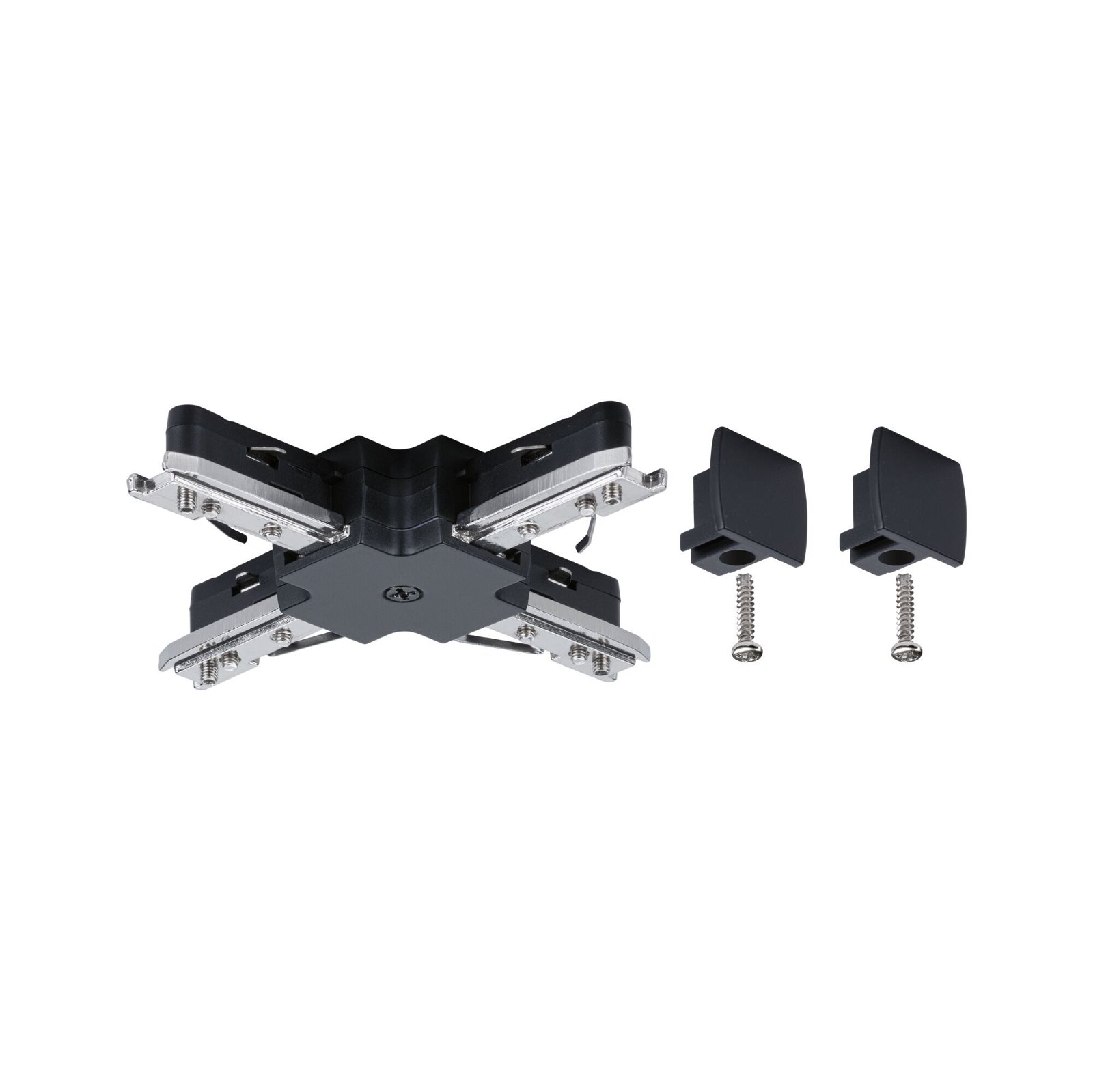 URail Connector X-Stück Light&Easy 104x104mm max. 1.000W Black matt