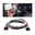 LumiTiles Cables Square RGBW 0,65m 12V Black Plastic Multicolored 5-pin LED connection cable for lighting installations in modern living spaces.