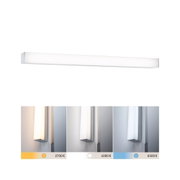 Applique murale LED moderne en métal chromé avec température de couleur réglable de 2700K à 6500K