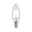 Filament 230 V LED kaars E14 250lm 3W 2700K Mat Mat witte LED-kaarslamp met E14-fitting van glas voor energiezuinige verlichting