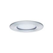 Spot encastré LED rond en aluminium brossé argenté pour un éclairage intérieur moderne