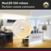 Bande LED MaxLED 500 en blanc chaud et blanc froid avec lumière blanche réglable pour intérieur