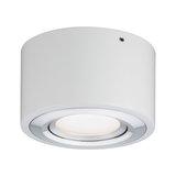 Ronde witte metalen plafondlamp met geïntegreerde LED voor moderne binnenverlichting