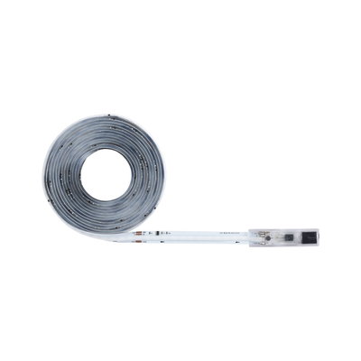 Ruban LED blanc flexible enroulé avec connecteur électronique pour éclairage intérieur