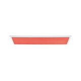 Panneau LED rectangulaire blanc avec surface lumineuse rouge pour éclairage intérieur moderne
