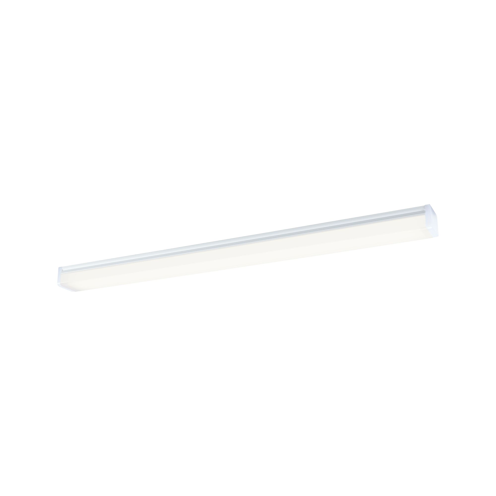 Plafonnier LED blanc mince en plastique pour éclairage intérieur moderne et économique en énergie
