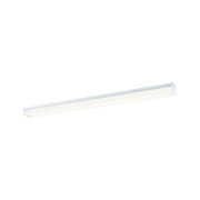 Slim white LED ceiling light made of plastic for modern indoor lighting and energy-efficient room illumination