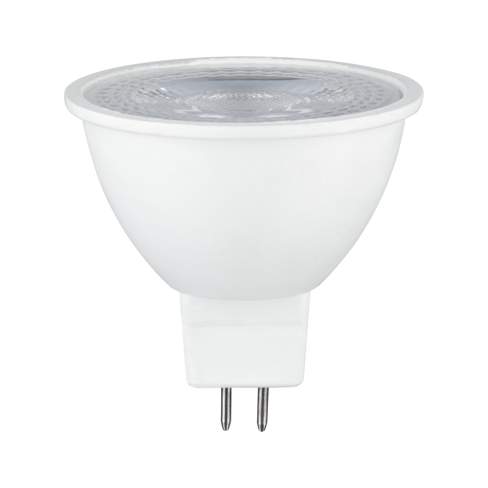 Lampe LED réflecteur blanche avec base GU5.3 en plastique pour éclairage économique