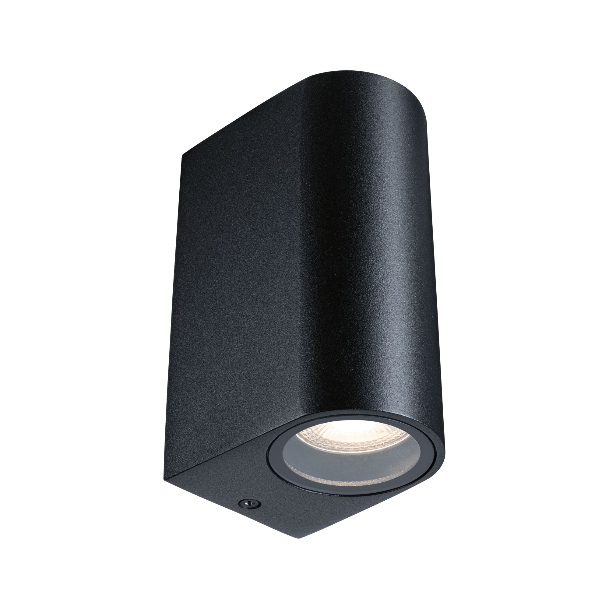 Wandleuchte Perugia IP44 GU10 230V max. 2x10W Schwarz matt