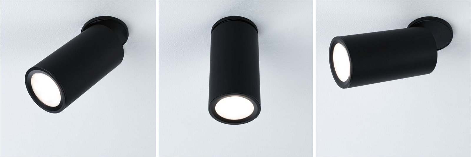 LED Recessed luminaire 3-Step-Dim Turnal round 60mm 90° Coin 6W 470lm 230V dimmable 2700K Black matt